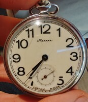 Molnija zsebóra porcelán számlappal