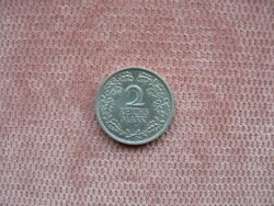 EZÜST 2 MÁRKA, WEIMARI KÖZTÁRSASÁG 1925, (10,0 g, 0,500) GYŰJTEMÉNY FELSZÁMOLÁS, EREDETI!