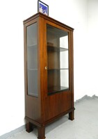 Art deco üveges könyves szekrény / vitrin
