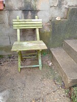 Régi fa szék 93 cm x52 cm