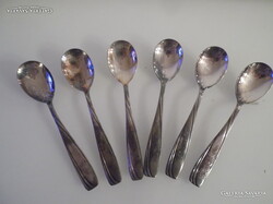 KANÁL - 6 db - EZÜSTÖZÖTT - JELZETT - 14 x 3 cm - HIBÁTLAN