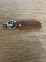 Wenger Swiss Army Knife Key-Ring 61 barna bőr kulcstartó.