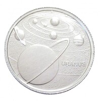 Törökország,1 kurus 2022 - Uránusz aUNC+ aluminium