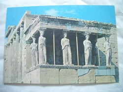 Athén - A kariatidák csarnoka görög képeslap