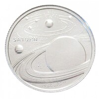 Törökország,1 kurus 2022 - Szaturnusz aUNC+ aluminium