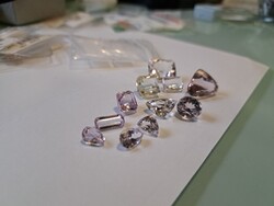 Afganisztáni kunzit drágakő csiszolatok, darabáron