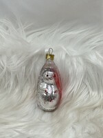 Régi retro üveg karácsonyfadísz,süni