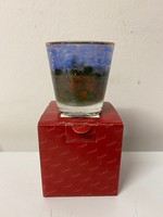 Goebel üveg mécsestartó Monet motívummal