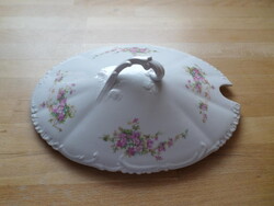 Antik MZ szecessziós porcelán tető fedél leveses tálhoz pótlásnak
