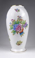 1Z031 Viktória mintás Herendi porcelán váza 18 cm