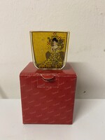 Goebel üveg mécsestartó Klimt: Adele motívummal