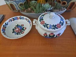 Gránit levesestál  és húsostál