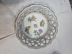 Herendi viktória mintás áttört tál