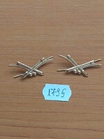 MH LÉGVÉDELMI TÜZÉR TISZTI FEGYVERNEMI JELVÉNY 1795.