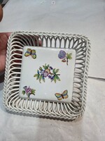 Herendi viktória mintás áttört tál