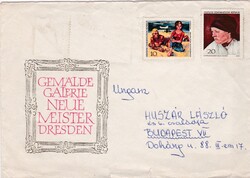 DDR Kelet Németrország Magyarország Futatott Boríték