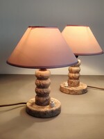 Olasz dizájnú, márványból  készült vintage márvány asztali lámpa ALKUDHATÓ