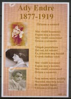 2019 - Ady Endre - emléklap