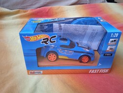 Hot Wheels Fast Fish RC távirányítós autó  Méretarány: 1:28, bontatlan csomagolásban