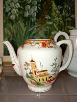 Opaque de Sarreguemines nagy fajansz TEÁS KANNA  - Art&Decoration