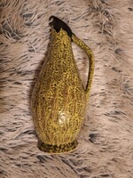 Retro kerámia kancsó – Különleges „krokodilbőr” mázzal