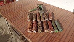 Retro festőhenger, gumis hengerekkel