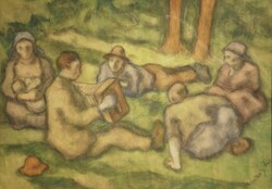 (N) Márkus Imre (1872-1945) : Piknik