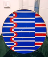 Hollóházi Szász Endre fali tányér 44,5,cm Ritkább darab! Postázom.