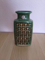 VEB Haldensleben német vintage  kerámia váza 1970-es évek