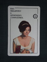 Kártyanaptár,ÁFÉSZ szövetkezet,cukrászda,presszó,női modell, 1968