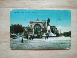 Budapest Keleti pályaudvar 1917 képeslap