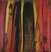 Baján Ildikó festmény 50 x 50 cm.