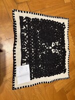 Alföldi írásos  párnahuzat – Hódmezővásárhely / Makó – pásztorművészet – 41 × 45