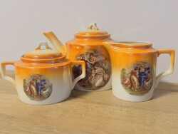 ZSOLNAY ANTIK PAJZSPECSÉTES LÜSZTER MÁZAS  mitológiai mintàs termékek