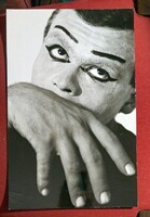 16348.G. Szántó András (1937-2002): Bohóc. Fotó, papír, kartonon, hátoldalán pecséttel