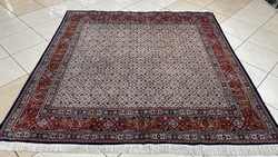 3944 LEÁRAZÁS Iráni Moud kézi gyapjú perzsa négyzet szőnyeg 200X200CM