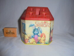Retro "Tolltartó házikó" tejkaramellás doboz - 1980-as évek