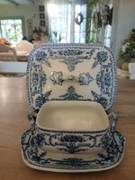 Angol Cauldon mártásos tál (nagyobb ajándék tetővel)