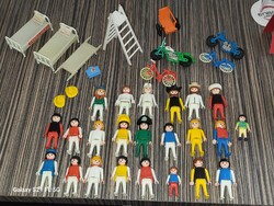 Rég játékfigura Playmobil Geobra 1974- 81 + kiegészítők