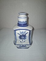 Ritka orosz GZHEL  porcelán butella vagy dekanter kézzel festett kék-fehér szép állapotban eladó