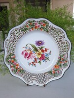 Herendi ritka mintás áttört tál