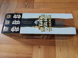 Star Wars trilógia (IV, V, VI) VHS videokazettán gyűjtőnek egyben eladó