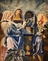 Kohán György ( 1910 - 1966 ) Szüretelők , 30-as évek