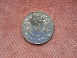 EZÜST 500 FORINT ÉRME 1988, "LABDARUGÓ VILÁGBAJNOKSÁG 1990." BU, (28 g, 0,900, KUTAS) EREDETI!