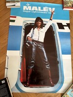 Malév plakát a 80-as évekből