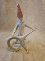 Aquincumi bohóc art deco Ritka szinben!