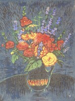 (N) Váli Zoltán (1910-1994) : Virágok