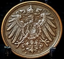 Németország 1 pfennig, 1906 Verdejel ''A'' - Berlin D08A2