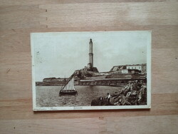 Genova világítótorony 1936 képeslap