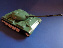 Régi csehszlovák ITES T-54 lemez játék harckocsi